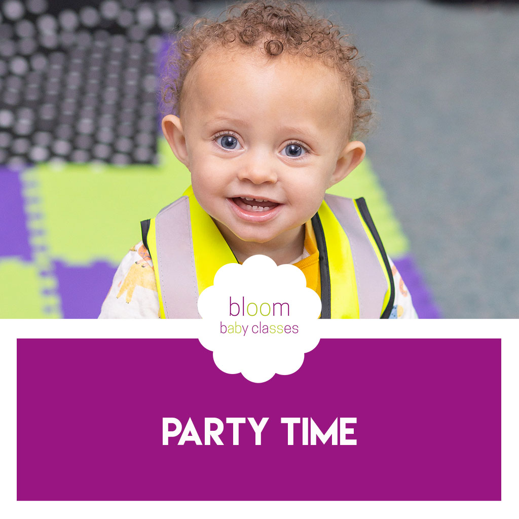 babies first birthday with Bloom Baby Classes Basingstoke